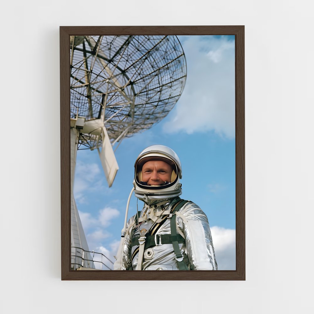 Poster L'Astronaute et le Télescope – affiche Astronautes (vue 5)